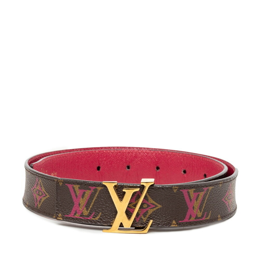 Louis Vuitton Monogram Ceinture LV Initial Belt, Size 80 (32), M9794, Brown/P...